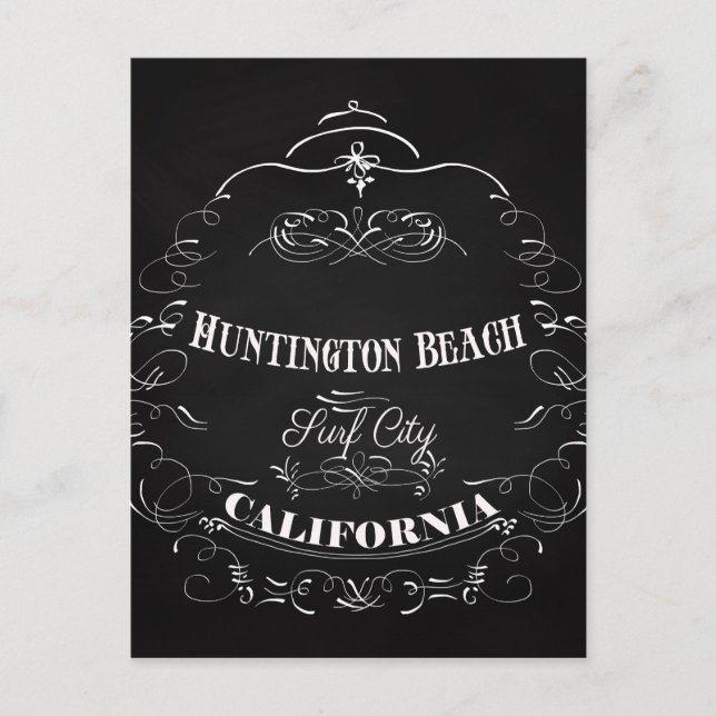 Huntington Beach, Kalifornien - Surf City Postkarte (Vorderseite)