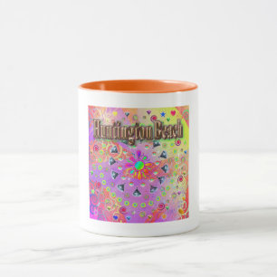 Huntington Beach Lucky Golden Tasse