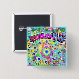 Huntington Beach Mystic Dance Button