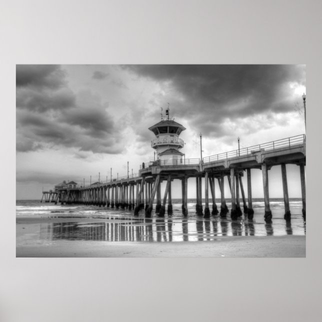 Huntington Beach Pier " Ca Poster (Vorne)