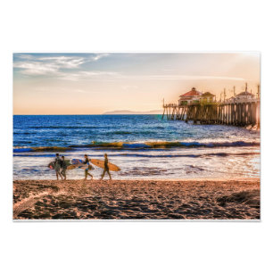 Huntington Beach Pier-Foto-Druck Fotodruck