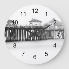 Huntington Beach Pier Große Wanduhr