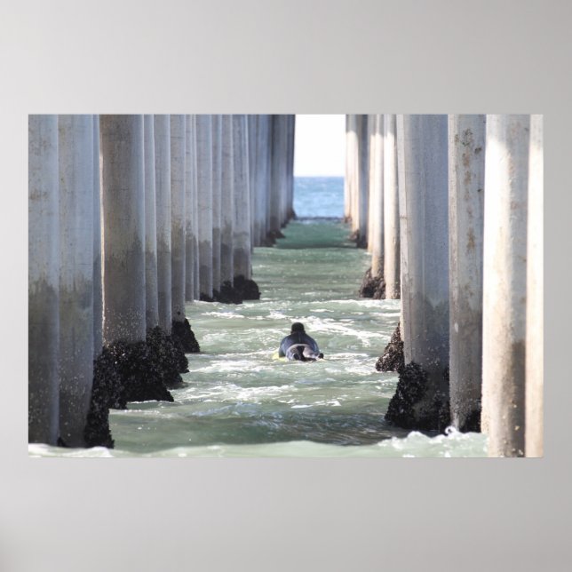 Huntington Beach Pier - Kalifornien Poster (Vorne)