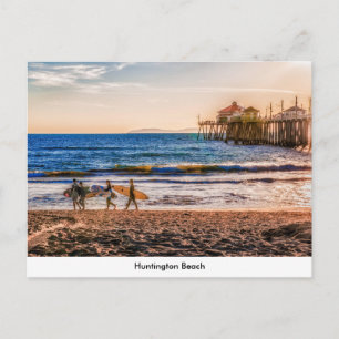 Huntington Beach Pier Postcard Postkarte
