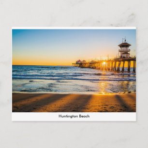 Huntington Beach Pier Postcard Postkarte