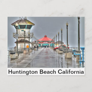 Huntington Beach Pier Postkarte