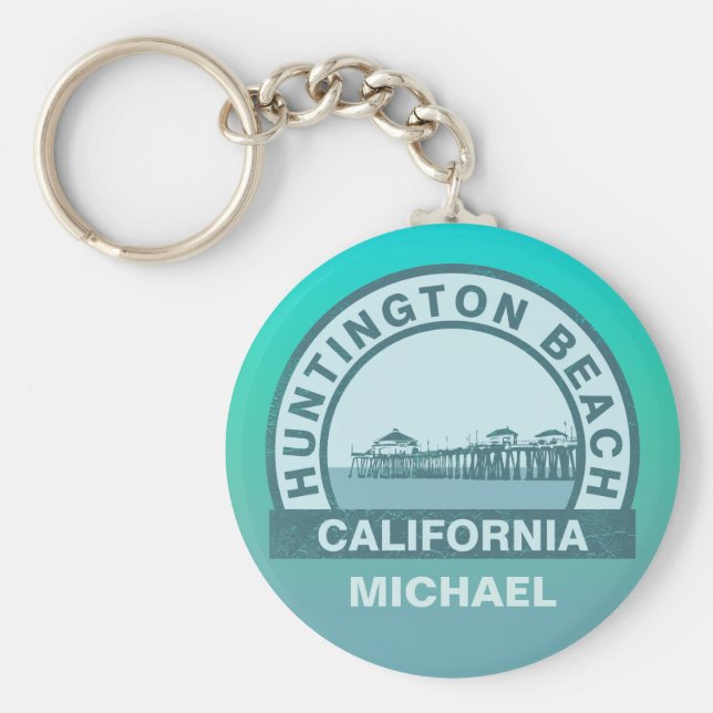 Huntington Beach Pier Schlüsselanhänger (Vorne)