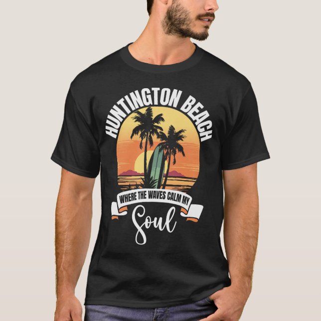 Huntington Beach Premium T-Shirt (Vorderseite)