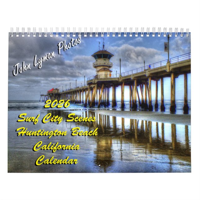 Huntington Beach. Scenes 2026 Kalender (Titelbild)