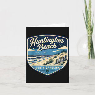 Huntington Beach South Carolina Küstenozean Karte