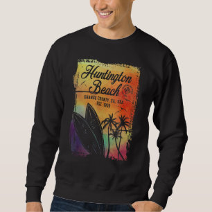 Huntington Beach Surf City California Vintag Surf Sweatshirt