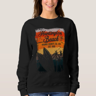 Huntington Beach Surf City California Vintag Surf Sweatshirt
