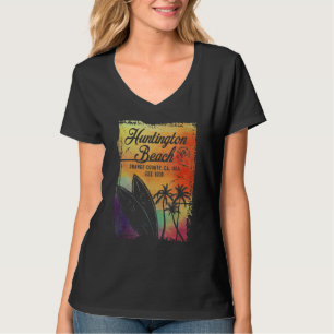 Huntington Beach Surf City California Vintag Surf T-Shirt