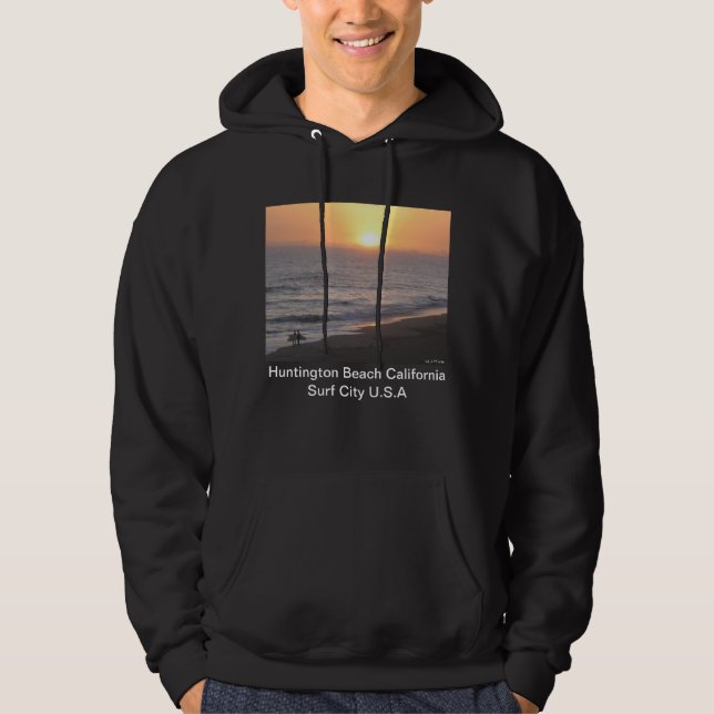 Huntington Beach "Surf City" Hoodie (Vorderseite)