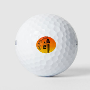 Huntington Beach Surfboards und Sunsets Golfball