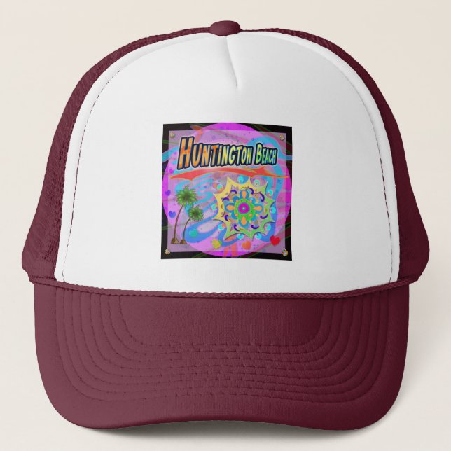 Huntington Beach True Progress Hat Truckerkappe (Vorderseite)