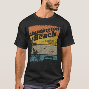 Huntington Beach Vintage California Surfing Retro T-Shirt