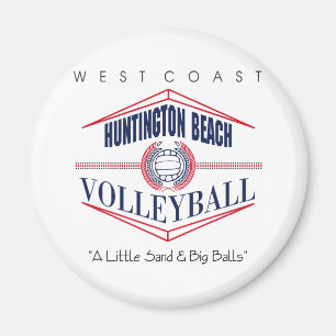 Huntington Beach Volleyball-Geschenk Magnet