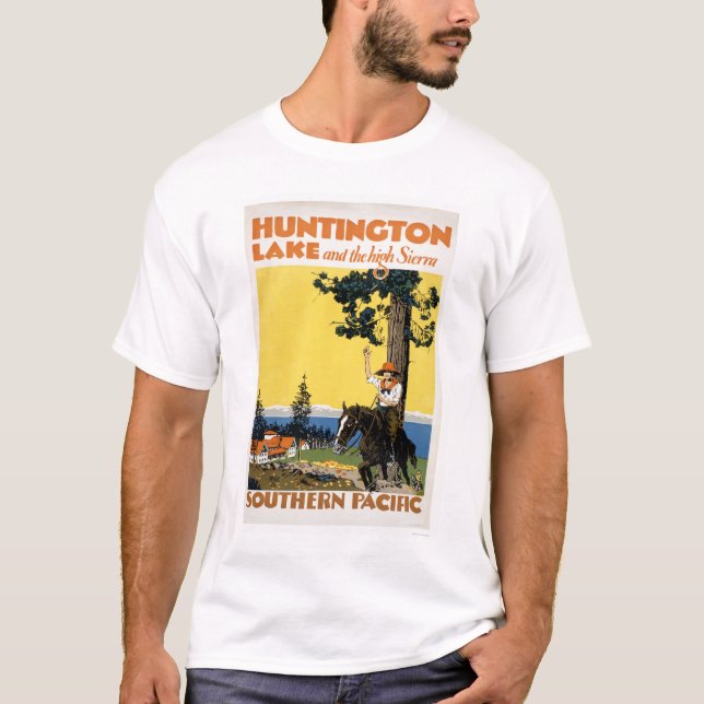 Huntington See und die Sierra T-Shirt (Vorderseite)