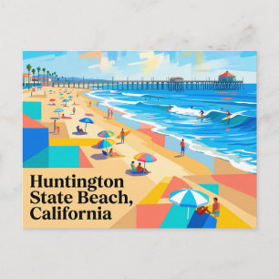 Huntington State Beach Kalifornien Postkarte