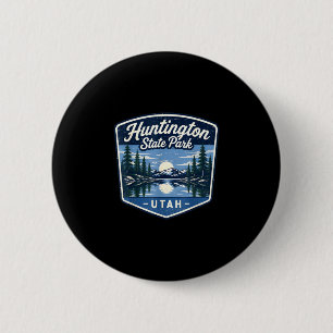Huntington State Park Utah Natur Outdoor Camping Button