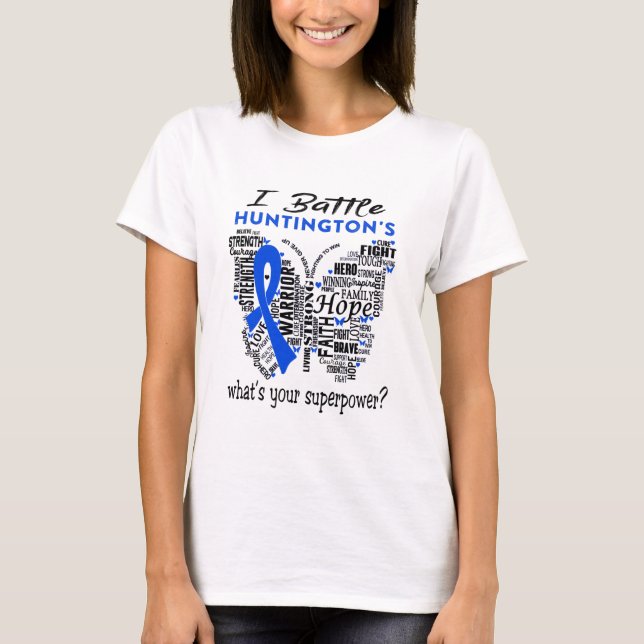 Huntington's Awareness Month Ribbon Geschenke T-Shirt (Vorderseite)