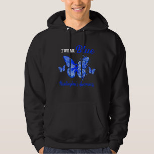 Huntingtons Bewusstsein, dass ich Blue Butterfly t Hoodie