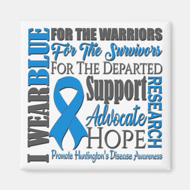 Huntington's Disease Awareness Magnet (Vorne)
