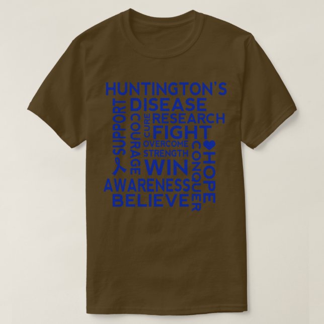 Huntingtons Krankheitsbewusstsein 1 T-Shirt (Design vorne)