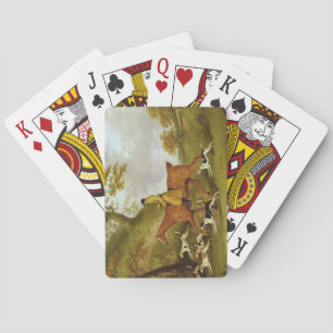 Huntsman and Hounds, 1809 (oil on canvas) Spielkarten