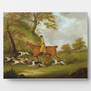 Huntsman and Hounds, 1809 (Öl auf Leinwand) Fotoplatte