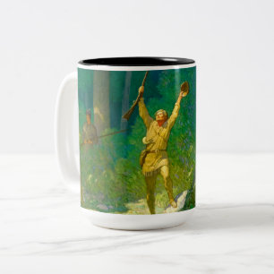 Huntsman von Newell Convers Wyeth Zweifarbige Tasse