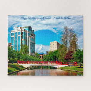 Huntsville Alabama Alles Gute zum Geburtstag Opa Puzzle