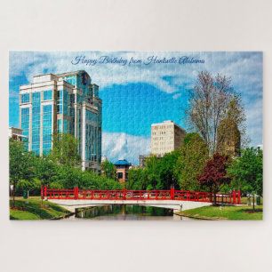 Huntsville Alabama Alles Gute zum Geburtstag Sohn Puzzle