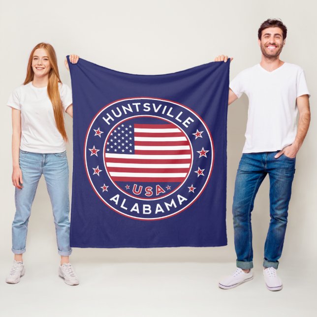 Huntsville, Alabama Fleecedecke (Beispiel)