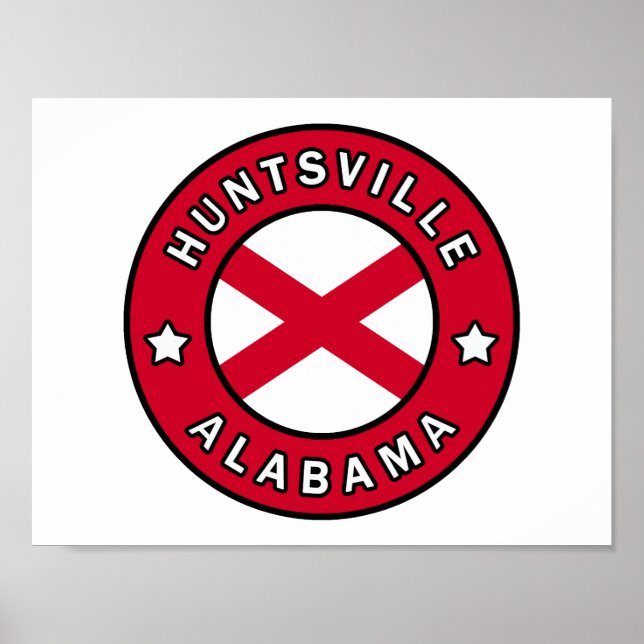 Huntsville Alabama Poster (Vorne)