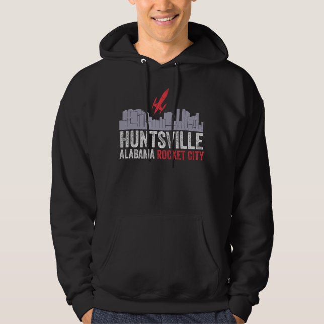 Huntsville Alabama Rocket City Hoodie (Vorderseite)