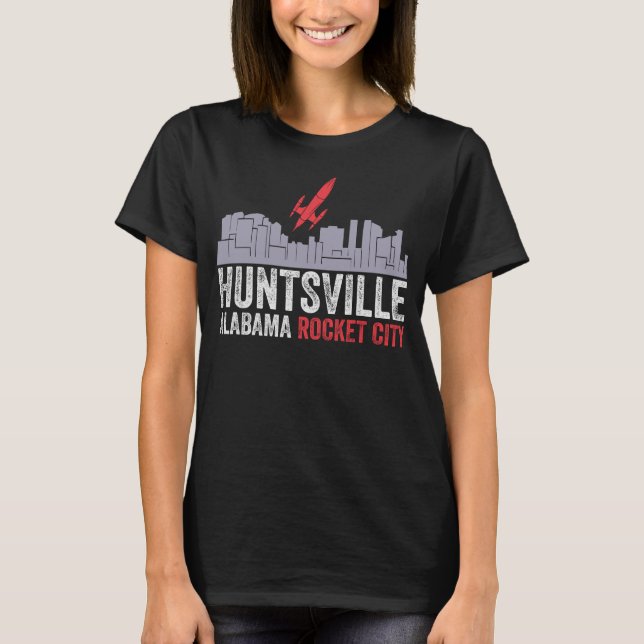 Huntsville Alabama Rocket City T-Shirt (Vorderseite)