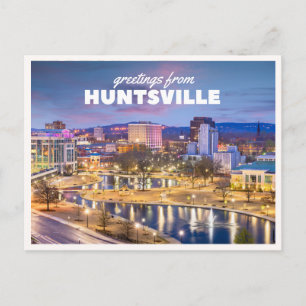 Huntsville Skyline Downtown Alabama Gruß Postkarte