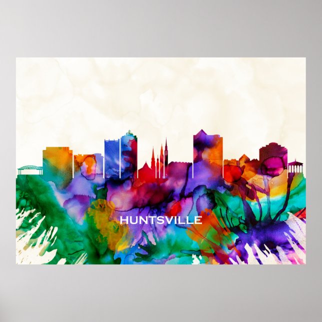 Huntsville Skyline Poster (Vorne)