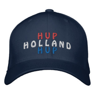 Hup Holland Hup Niederlande Fußball Orange Fan Bestickte Baseballkappe