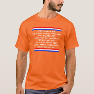 Hup Holland Hup Niederlande Orange Fußball Fan T-Shirt