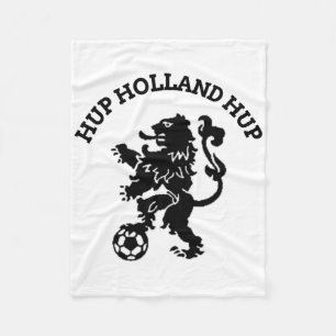 Hup Holland Hup Orange Fußbal Ll Reisen  Fleecedecke