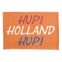 Hup Holland Hup überlagerte sich auf NLD Flag auf
