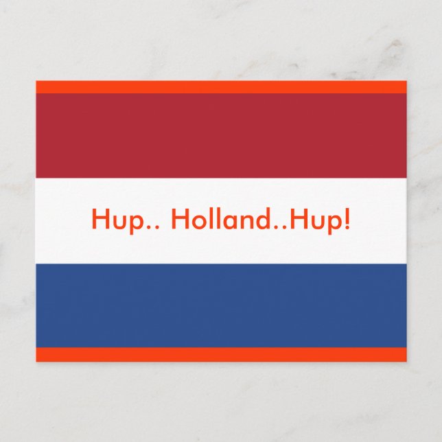 Hup. Holland. Postkarte (Vorderseite)