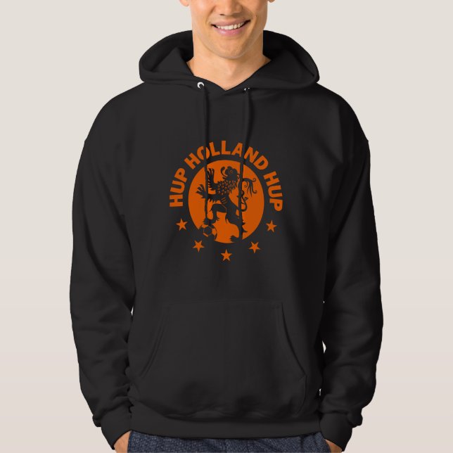 Hup orange niederländischer Löwe Hollands Hup - Hoodie (Vorderseite)