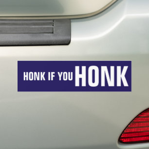 Hup, wenn du hupst autoaufkleber