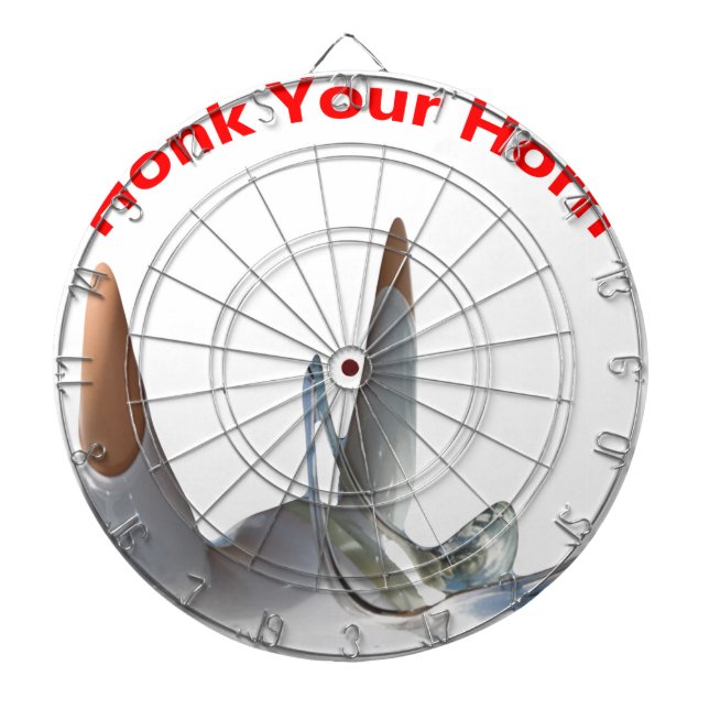 Hupe Dein Horn Dartscheibe (vorne)