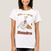 Hupe, wenn du hungrig bist, Thanksgiving-Gans-T-Sh