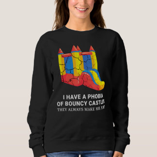 Hüpfburg Inspiriert Springhaus Bezogen Hüpfburg Sweatshirt